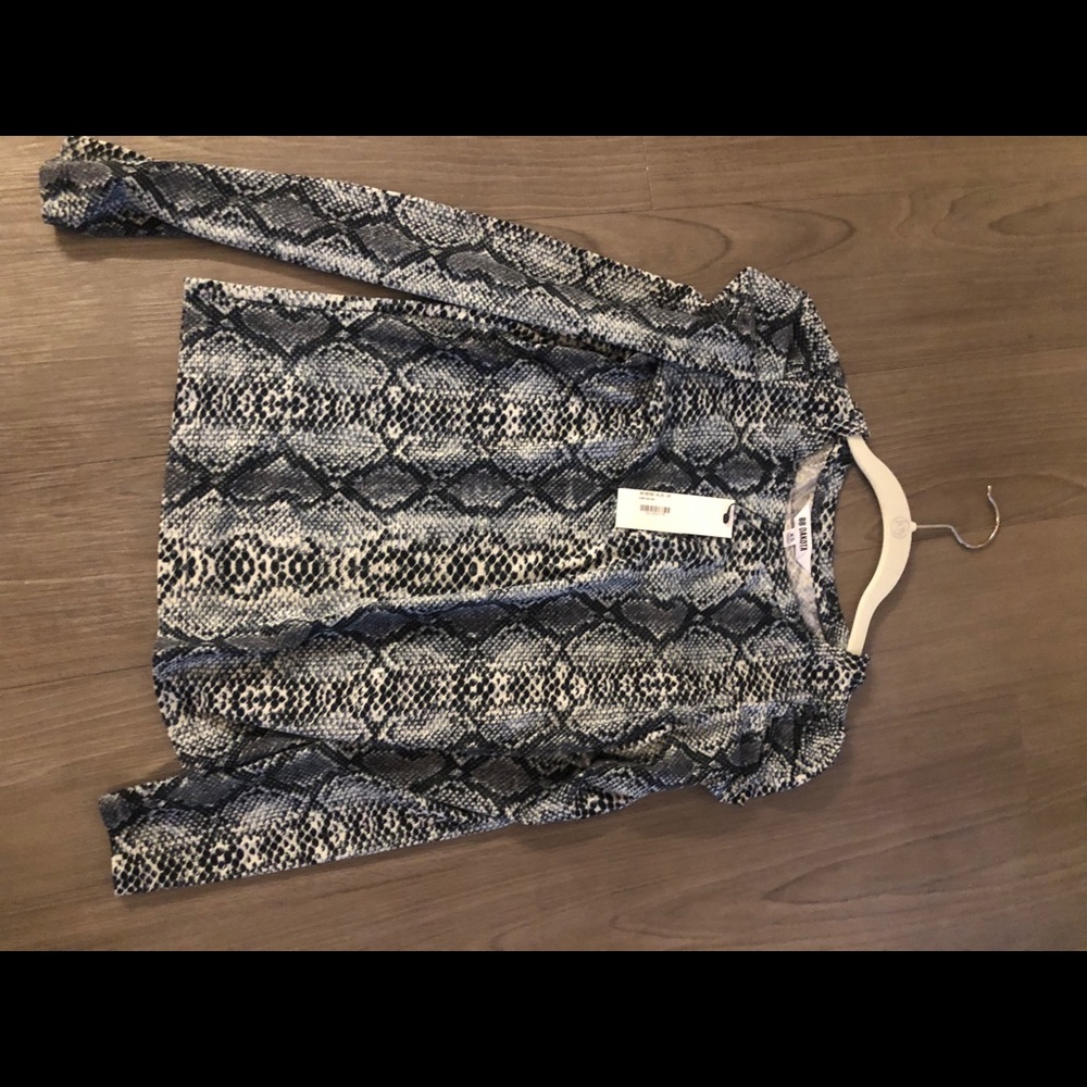 Beautiful snakeskin top